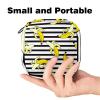 Sanitary Pad Storage Bag, Menstrual Cup Travel Organizer, Banana Stripe Pattern view 2