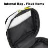 Sanitary Pad Storage Bag, Menstrual Cup Travel Organizer, Banana Stripe Pattern view 4
