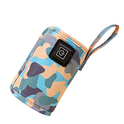 USB Milk Bottle Warmer, Lightweight, Adjustable, 5 V, 2 A (Blue)