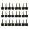 Dioche Replacement Heel Tips, 24-Piece Set for High Heels, Non-Slip Shoe Repair Heel Tips (9 x 9 cm) view 2