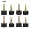 Dioche Replacement Heel Tips, 24-Piece Set for High Heels, Non-Slip Shoe Repair Heel Tips (9 x 9 cm) view 3