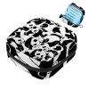 Women's Sanitary Pad Storage Bag, Black-and-White Panda Pattern view 1
