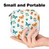 Zippered Menstrual Pouch for Women and Girls, Small Butterflies view 2