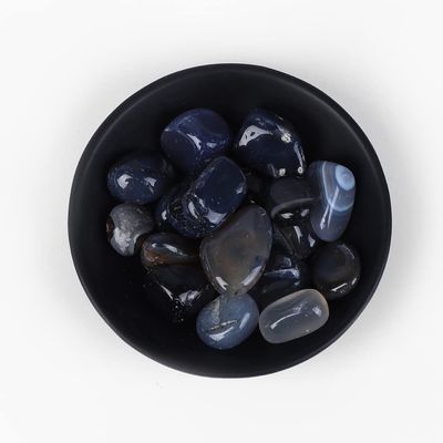 HZLXF1 10–30 mm Natural Gravel for Home Decor, Crafts, and Aquariums (Color: No. 14 Blue Agate, Size: 20 g)