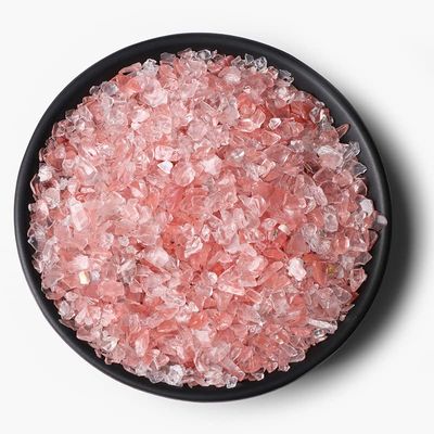 HZLXF1 Natural Gravel, Yellow Agate, Quartz and Citrine Chip Stones for Aquarium and Home Decor, Crafts (Color: No. 36 Watermelon, Size: 50 g)