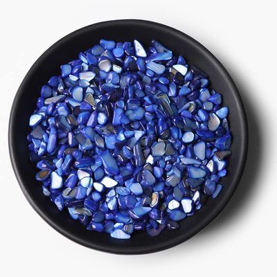 HZLXF1 Natural Stones, Gravel, Shell Quartz for Home Aquarium Decoration (Color: No. 43 Dyed Shell, Size: 50 g)