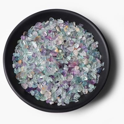 HZLXF1 Natural Stones for Aquarium Decoration, No. 14 Fluorite, 50 g
