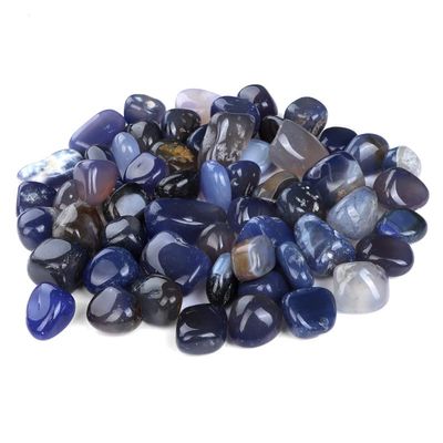 HZLXF1 9–15 mm Irregular Natural Genuine Aquamarine Quartz Stone Gravel for Aquarium Decoration (Color: No. 14 Blue Agates, Size: 20 g)