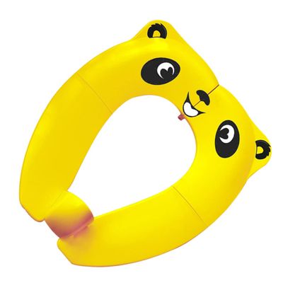 Foldable ABS Toilet Training Seat for Children, Yellow