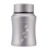 Stainless Steel Pet Cremation Urn, Footprint Silver view 1