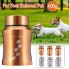 Stainless Steel Pet Cremation Urn, Footprint Silver view 3