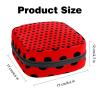 Sanitary Pad Storage Bag, Polka Dot, Red and White view 3