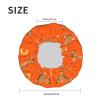 Reusable Stretch-Edge Shower Cap for Women, Vintage Horse Racing Design view 2