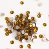 2058SS3–SS34 Topaz Non-Crystal Top Stone Nail Art Flatback Rhinestones for Nails, SS4, 1,440 Pieces view 3