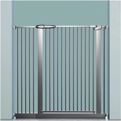 Samnuerly Pet Safety Gate, Extra-Tall 103 cm Dog Stair Gate, 90° Auto-Close, 3.5 cm Railing Gaps, 2 Colors