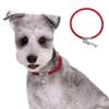 Red Rhinestone Dog Collar with Bell and ID Tag, 40 cm view 1