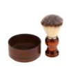 barenx Men's Shaving Brush with Bowl, 2 Pieces view 4