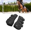 Rosvola Horse Front Leg Boots, Impact-Resistant Leg Protection, Easy to Attach, Breathable, Shock-Absorbing, for Show Jumping and Training (M) view 2