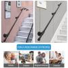 DMCHENGMA 270 cm Black Metal Stair Handrail view 4