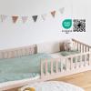 Ehrenkind Renforcé Bedding Set | 100% Organic Cotton | STANDARD 100 by OEKO-TEX | Beige, 200 x 135 cm + 80 x 80 cm view 4