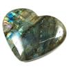 Frienemy Home Labradorite Heart-Shaped Palm Stone, Small Polished Gray Heart Crystal for Stone Therapy, Spirit Guide Stone, Chakra Healing #Frienemy-2715 view 1