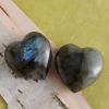 Frienemy Home Labradorite Heart-Shaped Palm Stone, Small Polished Gray Heart Crystal for Stone Therapy, Spirit Guide Stone, Chakra Healing #Frienemy-2715 view 3
