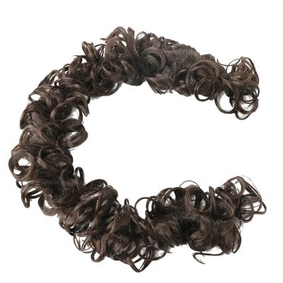 21-Inch Curly Messy Bun Hairpiece