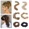 21-Inch Curly Messy Bun Hairpiece view 2