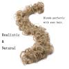 21-Inch Curly Messy Bun Hairpiece view 3