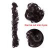 21-Inch Curly Messy Bun Hairpiece view 4