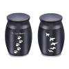 Human Ashes Urn for Family Memorial Pet Dog, Bird or Cat, Mini 30 x 40 mm, Silver view 2