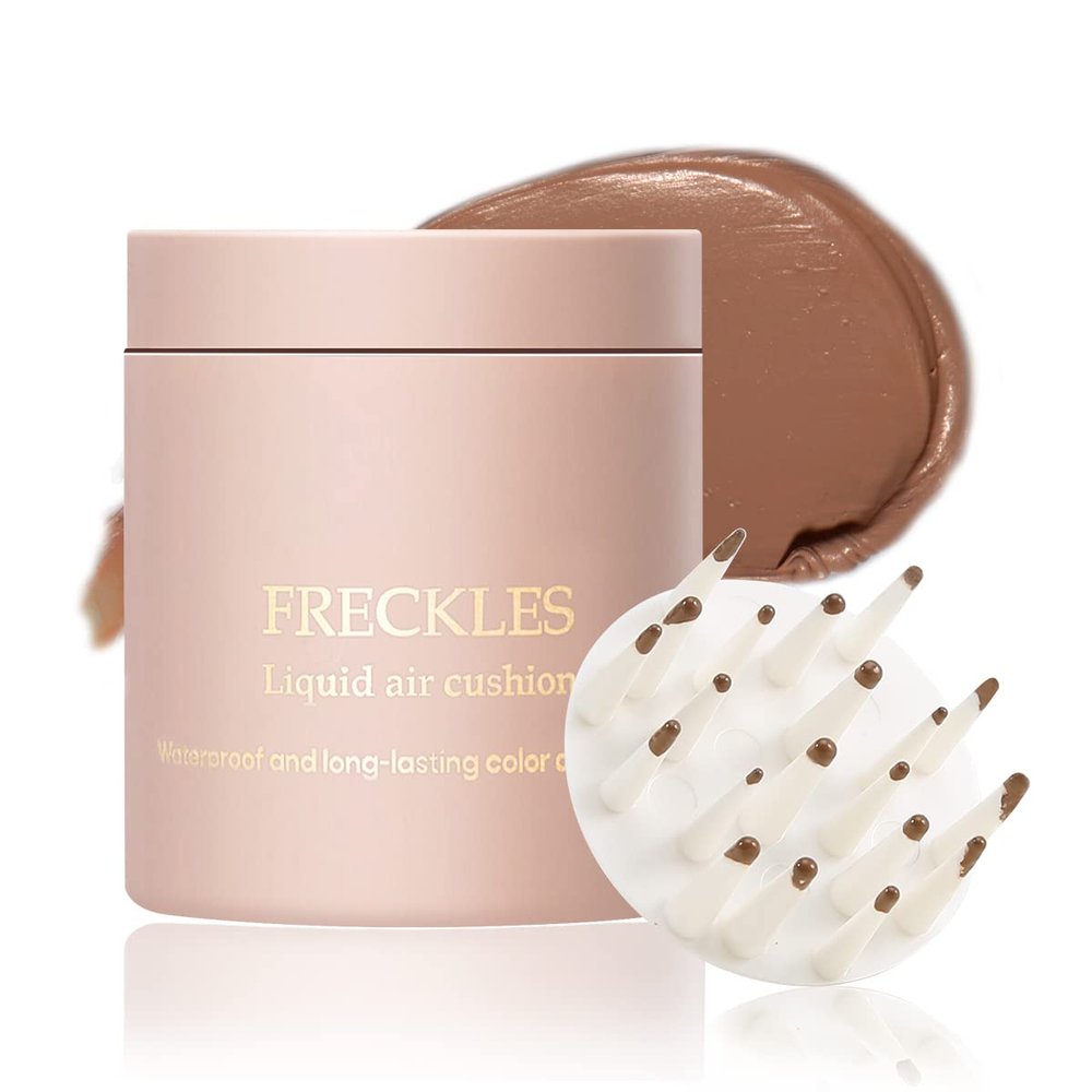 Boobeen Waterproof Freckle Stamp Pen, Long-Lasting Quick-Dry Fake Freckle Makeup