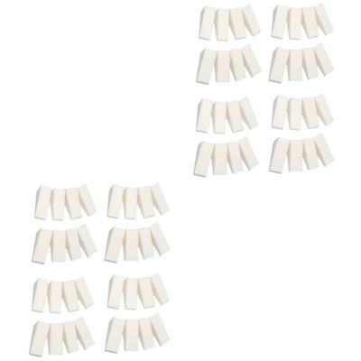 FRCOLOR 64-Piece Triangular Gradient Manicure Sponges, White