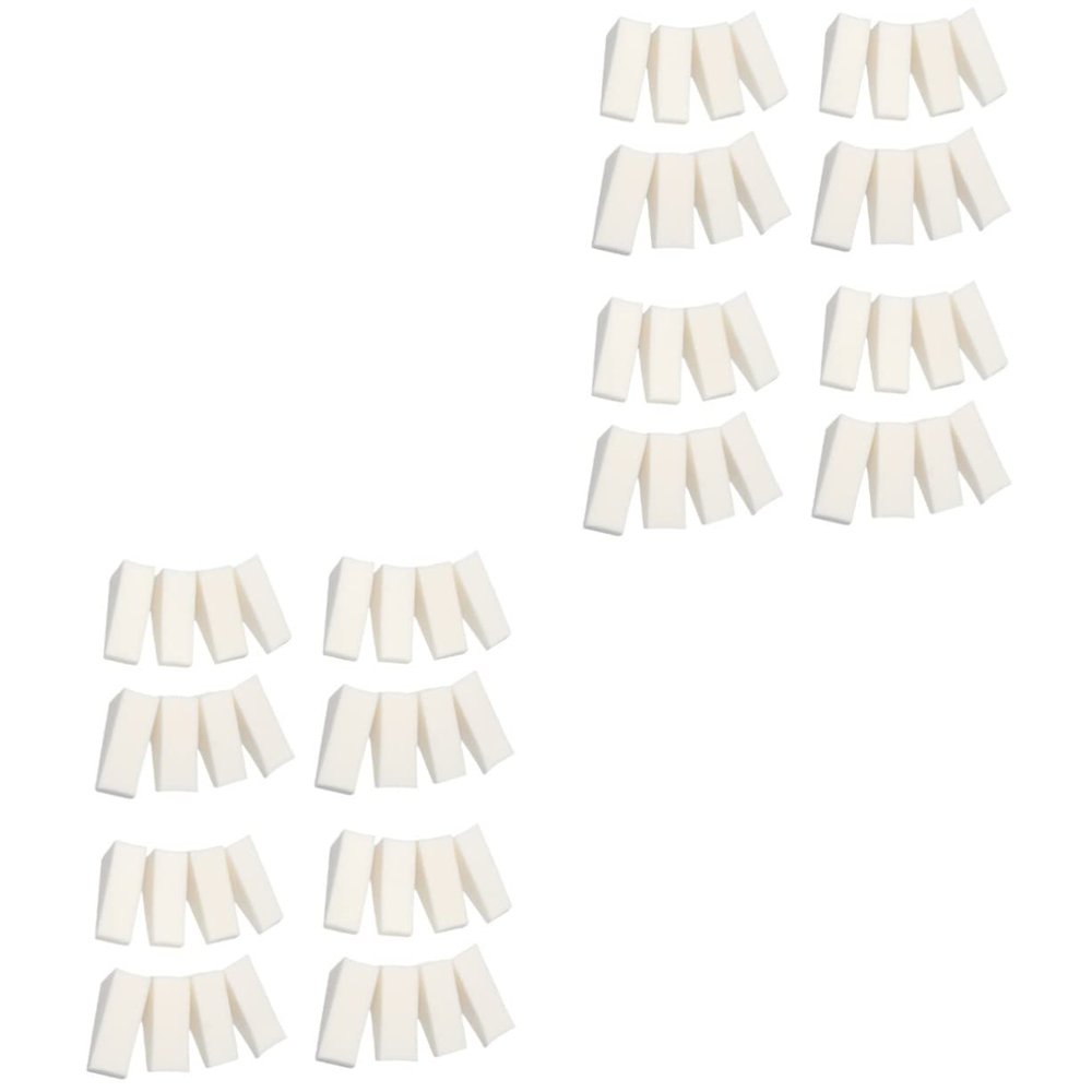 FRCOLOR 64-Piece Triangular Gradient Manicure Sponges, White