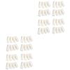 FRCOLOR 64-Piece Triangular Gradient Manicure Sponges, White view 1