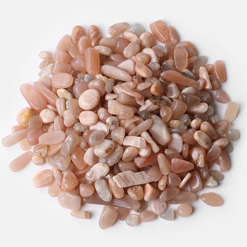HZLXF1 59 mm Natural Crystal Gravel for Aquarium, Stone and Home Decor DIY, No. 35 Sunstone, 20 g