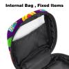 Sanitary Pad Storage Bag, Colorful Skull Menstrual Cup, Portable Period Pouch for Girls and Women view 4