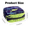 Ocean Sea Shark Pattern Period Storage Bag for Women and Girls view 3