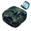 Nature Forest Plant Green Sanitary Pad Storage Bag, Portable Period Pouch for Women, Teen Girls, Menstrual Cups and Nursing Pads view 1