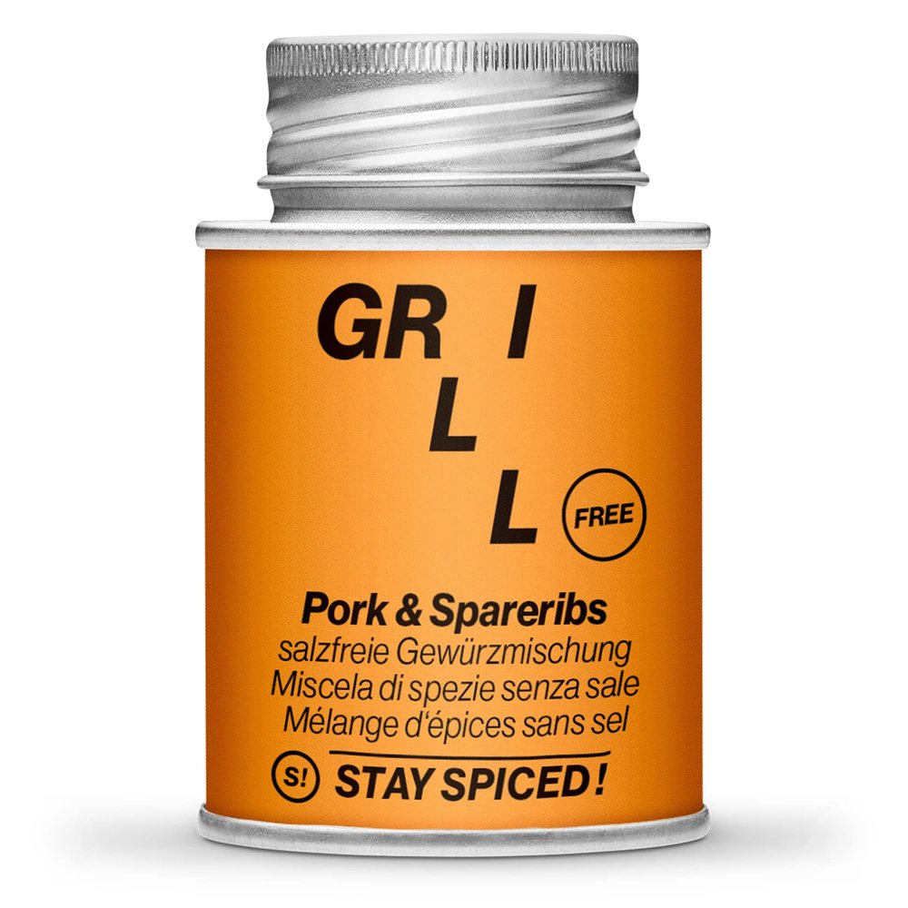 Salt-Free Spice Blend for Pork & Spareribs, 170 ml