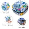 Portable Blue Menstrual Product Storage Bag with Zipper view 3