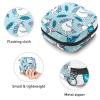 Blue Unicorn Period Pouch with Zipper view 3
