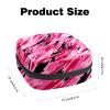 Pink Camouflage Menstrual Product Storage Bag with Zipper view 2
