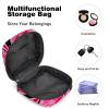 Pink Camouflage Menstrual Product Storage Bag with Zipper view 4