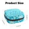 Blue Mini Floral Period Product Storage Bag view 2