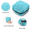 Blue Mini Floral Period Product Storage Bag view 3
