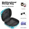 Blue Mini Floral Period Product Storage Bag view 4