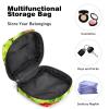 Portable Period Storage Bag with Zipper, Kiwi and Strawberry Pattern view 4