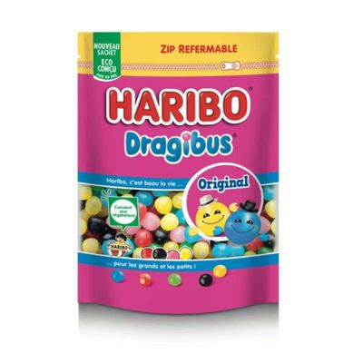HARIBO Dragibus Original Zip, 220 g