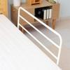 HAPPLiGNLY Bed Rail Bedside Guard for Elderly Adults, Metal Safety Bar, White (120 cm + 20 cm) view 4